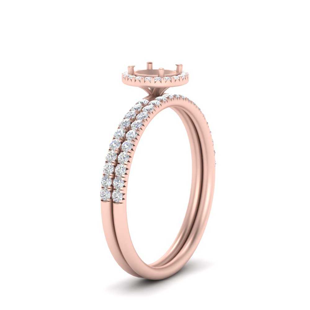 semi-mount-diamond-halo-wedding-ring-set-in-rose-gold-FD8523SM-NL-RG