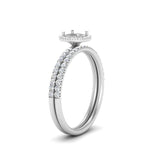 Load image into Gallery viewer, semi-mount-diamond-halo-wedding-ring-set-in-white-gold-FD8523SM-NL-WG
