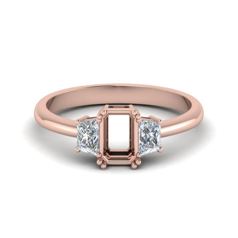 semi-mount-diamond-trapezoid-engagement-ring-in-14K-rose-gold-FD-ENR7981SMR-NL-RG