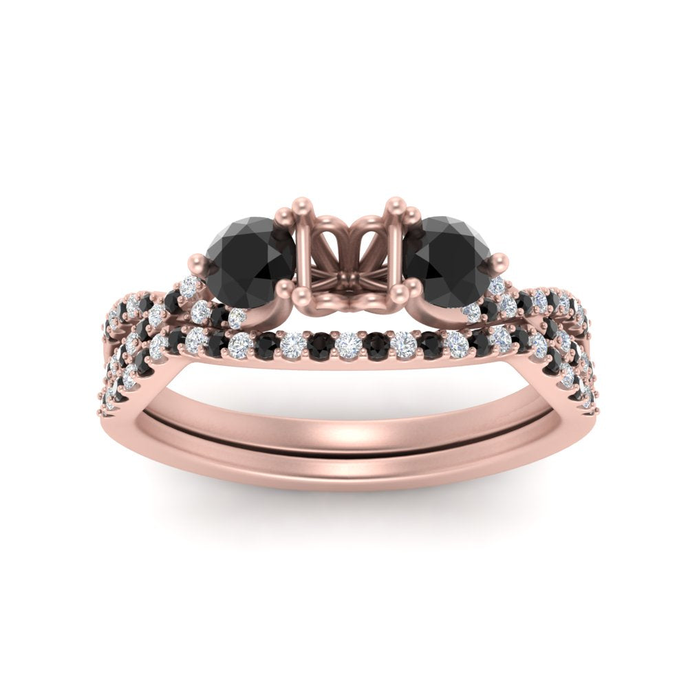 semi-mount-diamond-twisted-floral-prong-black-diamond-wedding-set-rose-gold-FD10257SMGBLACK-ANGLE5-NL-RG?v=1756359411