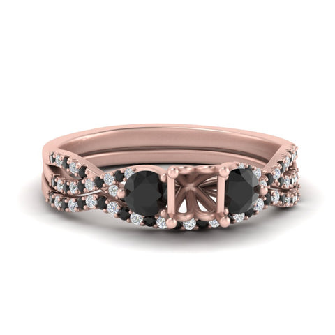 semi-mount-diamond-twisted-floral-prong-black-diamond-wedding-set-rose-gold-FD10257SMGBLACK-NL-RG?v=1756359411