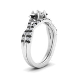 Load image into Gallery viewer, semi-mount-diamond-twisted-floral-prong-black-diamond-wedding-set-white-gold-FD10257SMGBLACK-ANGLE2-NL-WG?v=1756359411
