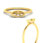 Load image into Gallery viewer, semi-mount-east-west-engagement-ring-in-yellow-gold-fdenr11664smangle3-nl-yg.jpg?v=1768898058