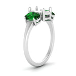 Load image into Gallery viewer, semi-mount-emerald-3-stone-basket-engagement-ring-in-white-gold-FD10416SMRGEMGRANGLE2-NL-WG
