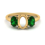 Load image into Gallery viewer, semi-mount-emerald-3-stone-basket-engagement-ring-in-yellow-gold-FD10416SMRGEMGR-NL-YG
