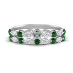 Load image into Gallery viewer, semi-mount-emerald-floating-marquise-accent-ring-with-eternity-wedding-band-in-white-gold-FDEWB9398SMGEMGR-NL-WG.jpg?v=1758802520
