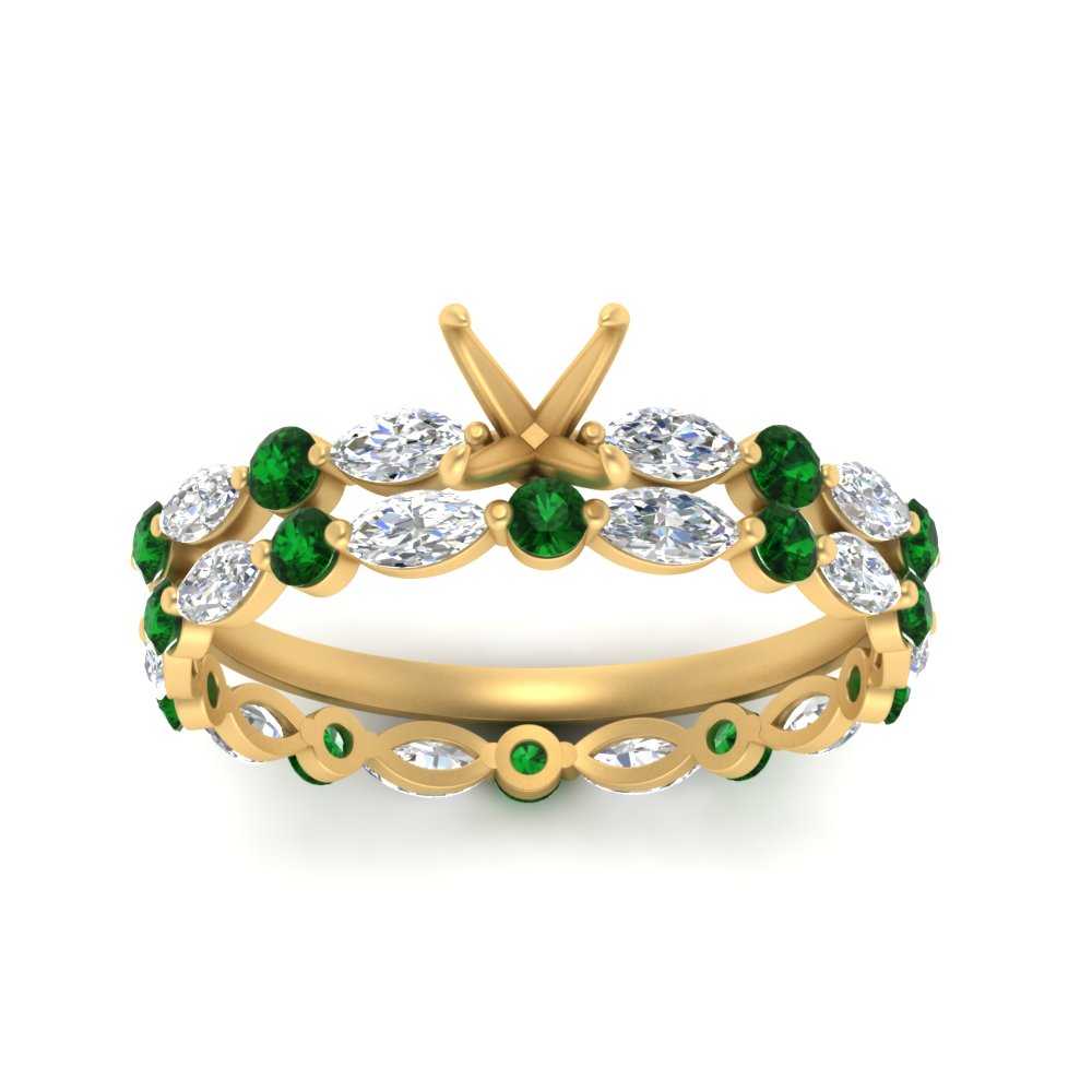 semi-mount-emerald-floating-marquise-accent-ring-with-eternity-wedding-band-in-yellow-gold-FDEWB9398SMGEMGRANGLE5-NL-YG.jpg?v=1758802520