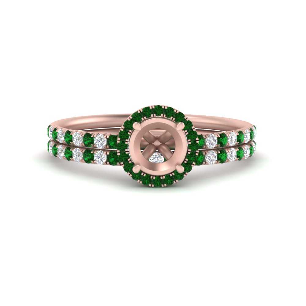 semi-mount-emerald-halo-wedding-ring-set-in-rose-gold-FD8523SMGEMGR-NL-RG
