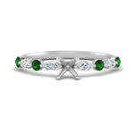 Load image into Gallery viewer, semi-mount-floating-marquise-accent-emerald-engagement-ring-in-white-gold-FDEWB9398SMRGEMGR-NL-WG?v=1756366573
