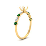 Load image into Gallery viewer, semi-mount-floating-marquise-accent-emerald-engagement-ring-in-yellow-gold-FDEWB9398SMRGEMGRANGEL2-NL-YG?v=1756366573
