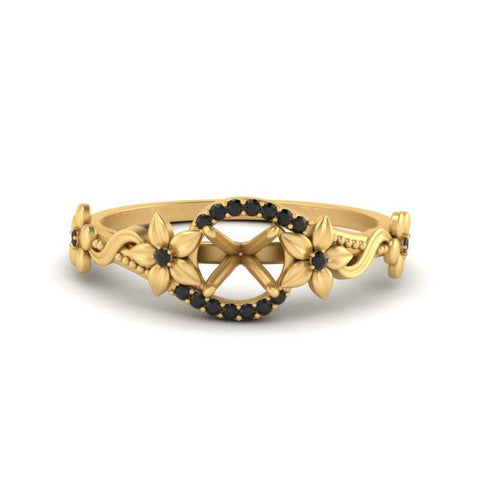 semi-mount-floral-halo-black-diamond-engagement-ring-in-FD10057SMRGBLACKANGLE3-NL-YG