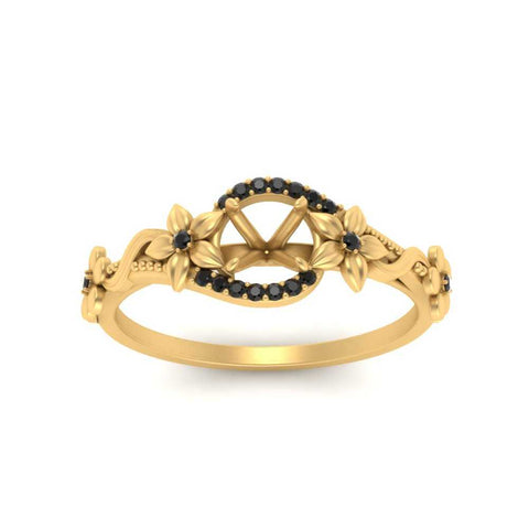 semi-mount-floral-halo-black-diamond-engagement-ring-in-FD10057SMRGBLACKANGLE3-NL-YG