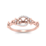 Load image into Gallery viewer, semi-mount-floral-halo-diamond-engagement-ring-in-FD10057SMRANGLE3-NL-RG
