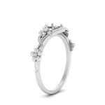 Load image into Gallery viewer, semi-mount-floral-halo-diamond-engagement-ring-in-FD10057SMRANGLE3-NL-WG
