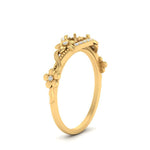 Load image into Gallery viewer, semi-mount-floral-halo-diamond-engagement-ring-in-FD10057SMRANGLE3-NL-YG
