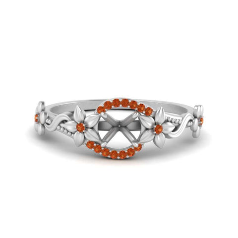 semi-mount-floral-halo-orange-sapphire-engagement-ring-in-FD10057SMRGSAORANGLE3-NL-WG