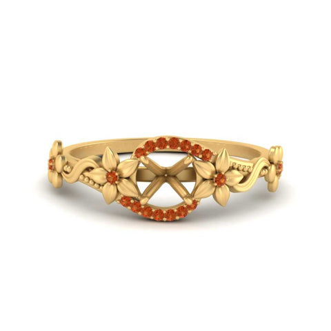 semi-mount-floral-halo-orange-sapphire-engagement-ring-in-FD10057SMRGSAORANGLE3-NL-YG