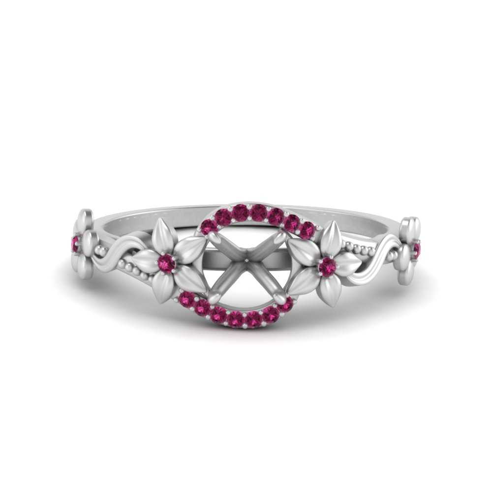 semi-mount-floral-halo-pink-sapphire-engagement-ring-in-FD10057SMRGSADRPIANGLE3-NL-WG