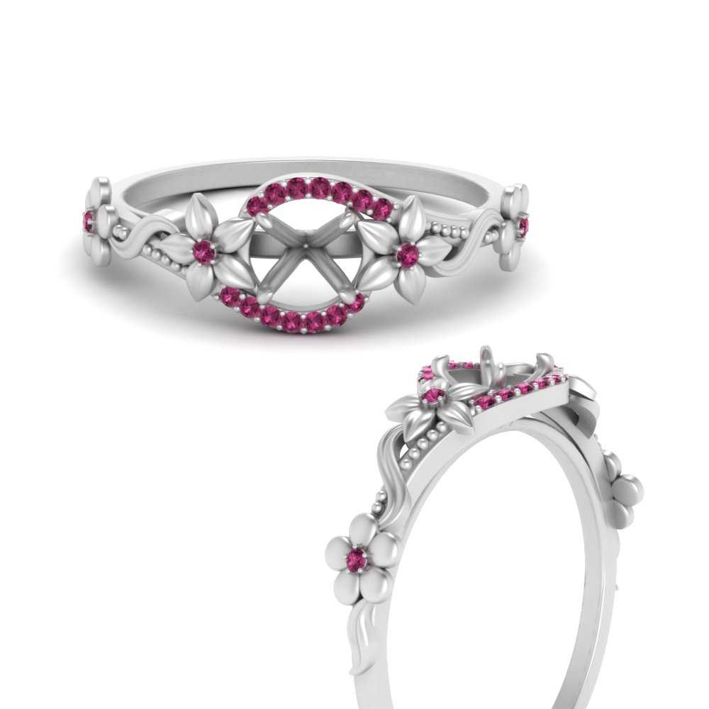 semi-mount-floral-halo-pink-sapphire-engagement-ring-in-FD10057SMRGSADRPIANGLE3-NL-WG