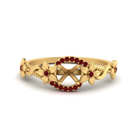 semi-mount-floral-halo-ruby-engagement-ring-in-FD10057SMRGRUDRANGLE3-NL-YG