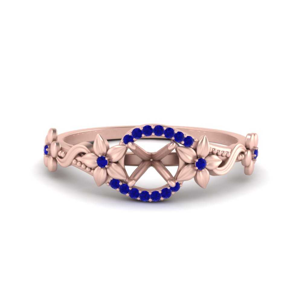 semi-mount-floral-halo-sapphire-engagement-ring-in-FD10057SMRGSABLANGLE3-NL-RG