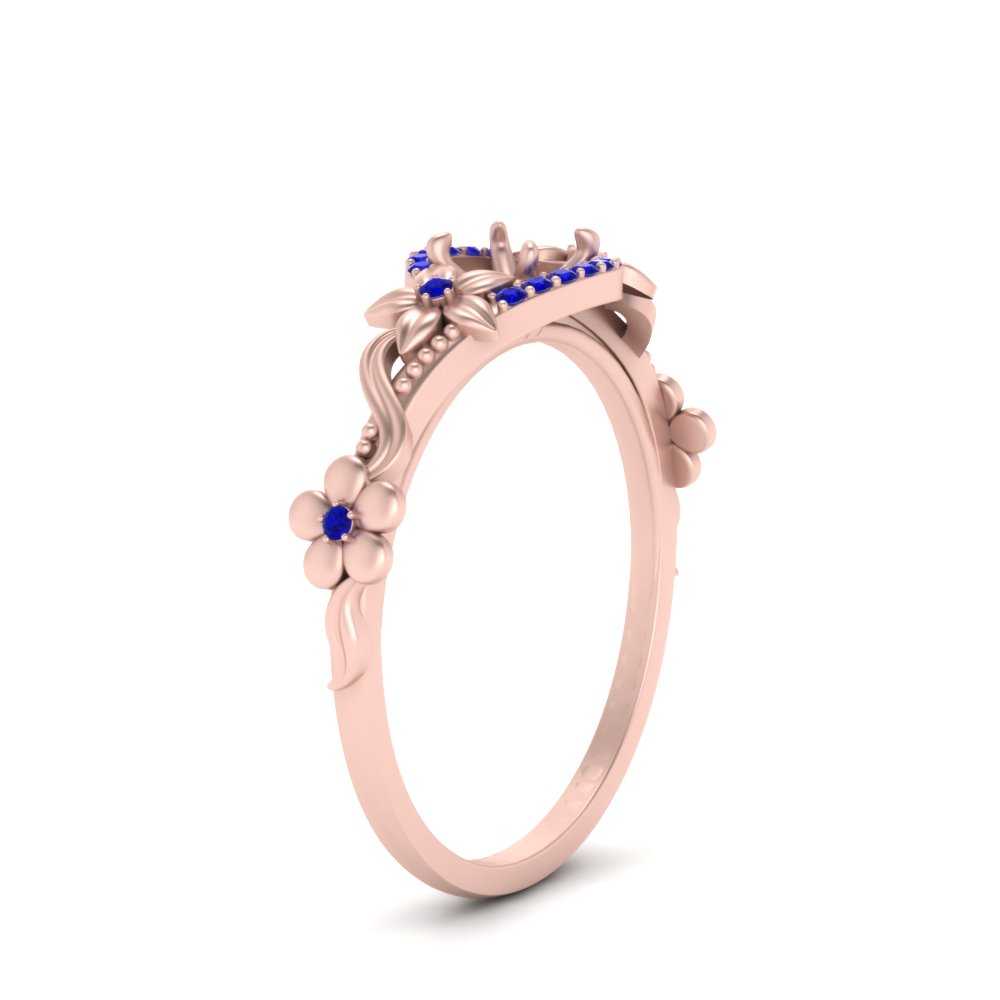 semi-mount-floral-halo-sapphire-engagement-ring-in-FD10057SMRGSABLANGLE3-NL-RG