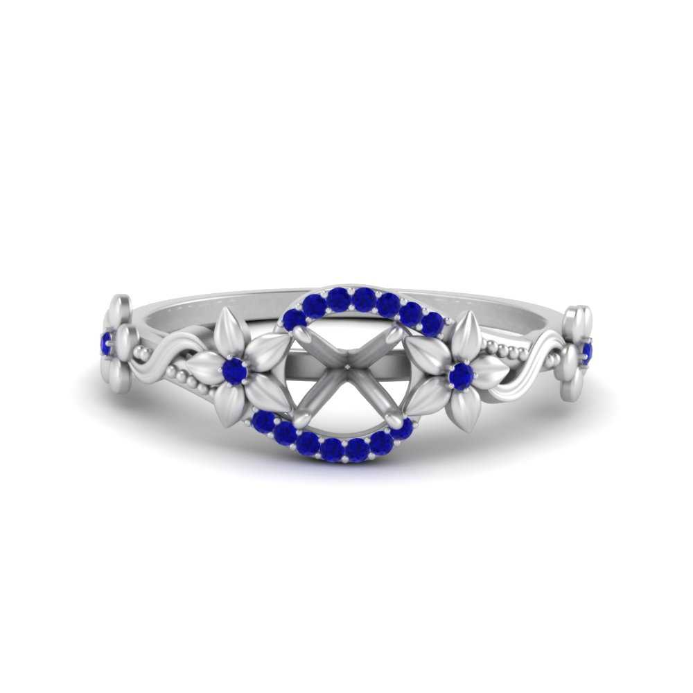 semi-mount-floral-halo-sapphire-engagement-ring-in-FD10057SMRGSABLANGLE3-NL-WG