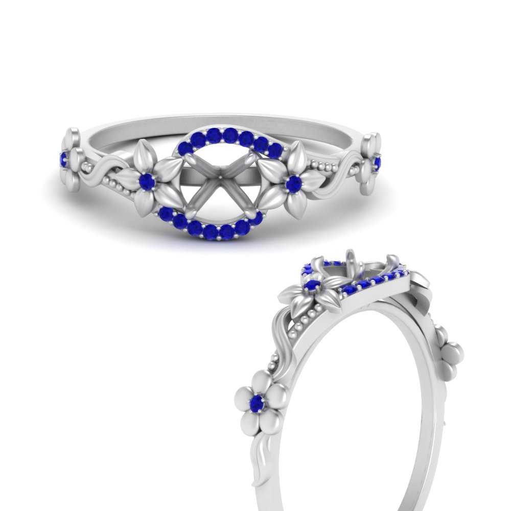 semi-mount-floral-halo-sapphire-engagement-ring-in-FD10057SMRGSABLANGLE3-NL-WG