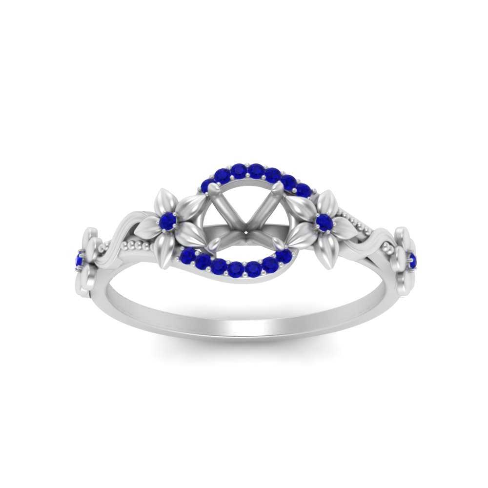 semi-mount-floral-halo-sapphire-engagement-ring-in-FD10057SMRGSABLANGLE3-NL-WG
