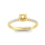 Load image into Gallery viewer, semi-mount-french-pave-diamond-engagement-ring-in-yellow-gold-FD11408SMRANGLE5-NL-YG?v=1762849644
