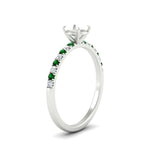 Load image into Gallery viewer, semi-mount-french-pave-emerald-engagement-ring-in-white-gold-FD11408SMRGEMGRANGLE2-NL-WG?v=1762849644
