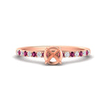 Load image into Gallery viewer, semi-mount-french-pave-pink-sapphire-engagement-ring-in-rose-gold-FD11408SMRGSADRPI-NL-RG?v=1762849643
