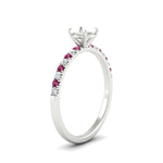 Load image into Gallery viewer, semi-mount-french-pave-pink-sapphire-engagement-ring-in-white-gold-FD11408SMRGSADRPIANGLE2-NL-WG?v=1762849644
