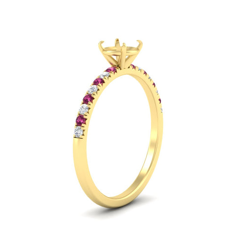 semi-mount-french-pave-pink-sapphire-engagement-ring-in-yellow-gold-FD11408SMRGSADRPIANGLE2-NL-YG?v=1762849643