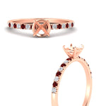 Load image into Gallery viewer, semi-mount-french-pave-ruby-engagement-ring-in-rose-gold-FD11408SMRGRUDRANGLE3-NL-RG?v=1762849644
