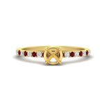 Load image into Gallery viewer, semi-mount-french-pave-ruby-engagement-ring-in-yellow-gold-FD11408SMRGRUDR-NL-YG?v=1762849644

