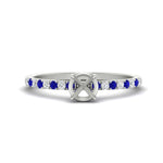 Load image into Gallery viewer, semi-mount-french-pave-sapphire-engagement-ring-in-white-gold-FD11408SMRGSABL-NL-WG?v=1762849643
