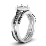 Load image into Gallery viewer, semi-mount-halo-black-diamond-infinity-bridal-set-in-white-gold-FD9212SMGBLACK-NL-WG-B2.jpg
