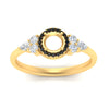 Load image into Gallery viewer, semi-mount-halo-cluster-accent-black-diamond-engagement-ring-in-yellow-gold-FD10512SMRGBLACKANGLE5-NL-YG.jpg?v=1770117494