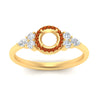 Load image into Gallery viewer, semi-mount-halo-cluster-accent-orange-sapphire-engagement-ring-in-yellow-gold-FD10512SMRGSAORANGLE5-NL-YG.jpg?v=1770117495
