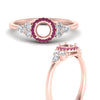 Load image into Gallery viewer, semi-mount-halo-cluster-accent-pink-sapphire-engagement-ring-in-rose-gold-FD10512SMRGSADRPIANGLE3-NL-RG.jpg?v=1770117495