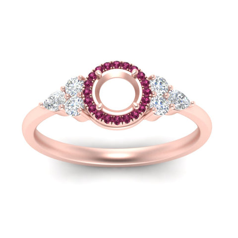 semi-mount-halo-cluster-accent-pink-sapphire-engagement-ring-in-rose-gold-FD10512SMRGSADRPIANGLE5-NL-RG.jpg?v=1770117494