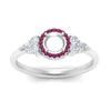 Load image into Gallery viewer, semi-mount-halo-cluster-accent-pink-sapphire-engagement-ring-in-white-gold-FD10512SMRGSADRPIANGLE5-NL-WG.jpg?v=1770117494