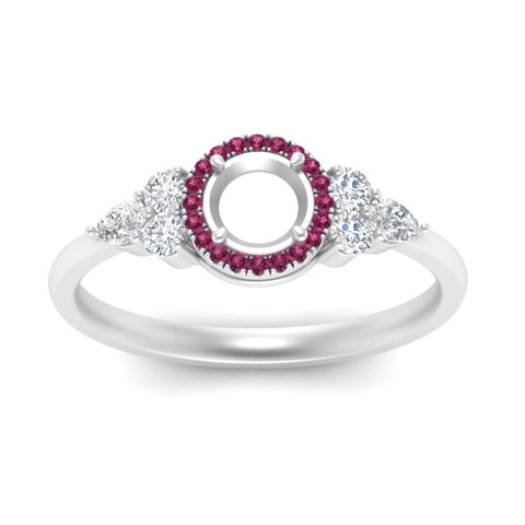 semi-mount-halo-cluster-accent-pink-sapphire-engagement-ring-in-white-gold-FD10512SMRGSADRPIANGLE5-NL-WG.jpg?v=1770117494