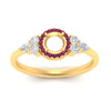 Load image into Gallery viewer, semi-mount-halo-cluster-accent-pink-sapphire-engagement-ring-in-yellow-gold-FD10512SMRGSADRPIANGLE5-NL-YG.jpg?v=1770117494