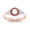 Load image into Gallery viewer, semi-mount-halo-cluster-accent-ruby-engagement-ring-in-rose-gold-FD10512SMRGRUDRANGLE5-NL-RG.jpg?v=1770117495
