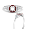 Load image into Gallery viewer, semi-mount-halo-cluster-accent-ruby-engagement-ring-in-white-gold-FD10512SMRGRUDRANGLE3-NL-WG.jpg?v=1770117494