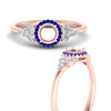 Load image into Gallery viewer, semi-mount-halo-cluster-accent-sapphire-engagement-ring-in-rose-gold-FD10512SMRGSABLANGLE3-NL-RG.jpg?v=1770117495