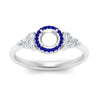 Load image into Gallery viewer, semi-mount-halo-cluster-accent-sapphire-engagement-ring-in-white-gold-FD10512SMRGSABLANGLE5-NL-WG.jpg?v=1770117495