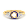 Load image into Gallery viewer, semi-mount-halo-cluster-accent-sapphire-engagement-ring-in-yellow-gold-FD10512SMRGSABL-NL-YG.jpg?v=1770117494